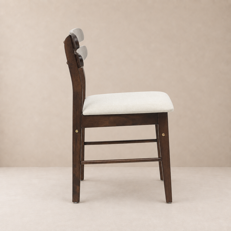 Marron et blanc